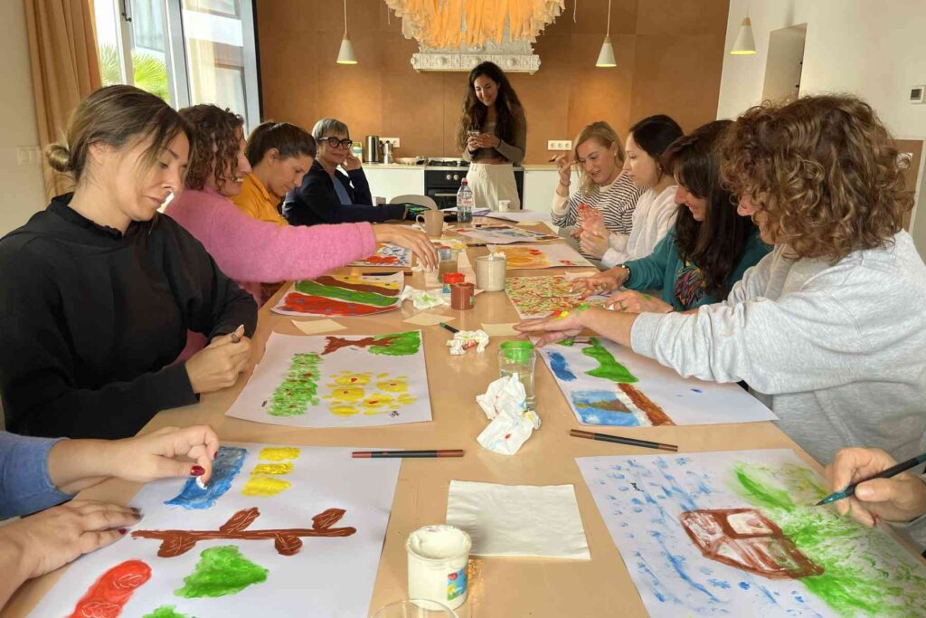arteterapia retiro para mujeres en barcelona