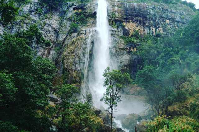 cascadas en la ruta viaje con mujeres a srilanka