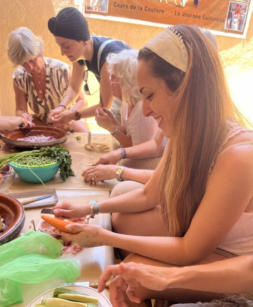 taller de cocina viaje con mujeres a marruecos